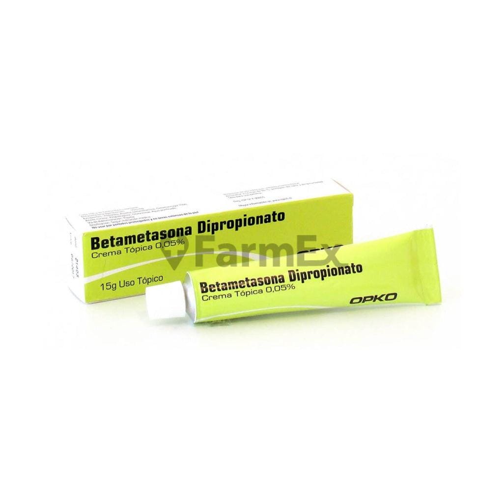 Betametasona Dipropionato Crema 0,05 % x 15 g Farmex-Pluxee-Persistente